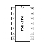 Расположение выводов К174ПС1