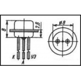 Чертёж тиристора КУ101А,Б