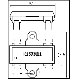 Чертёж корпуса К157УД1