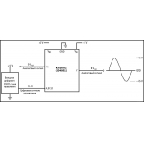 Пример схемы включения микросхемы К561КП2: (коммутация двуполярного аналогового сигнала) 