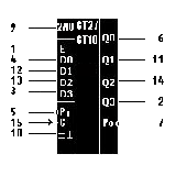 Условное обозначение К561ИЕ14: